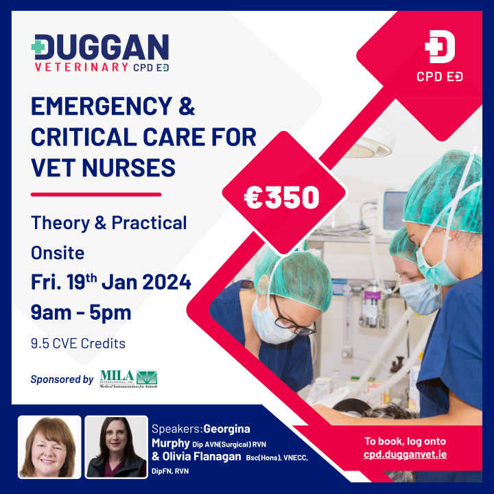 Emergency and critical care for veterinary nurses