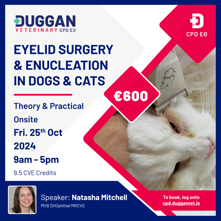 Eyelid surgery and enucleation in dogs & cats 