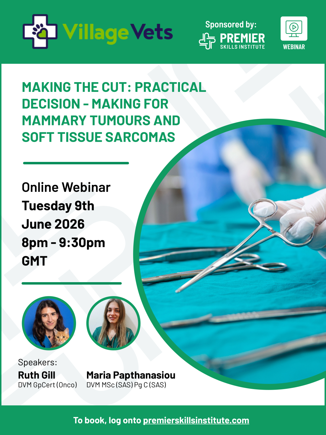 Webinar: Making the cut: Practical Decision - Marking for Mammary Tumours and Soft tissue sarcomas 