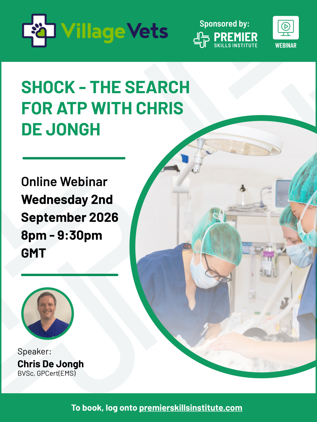 Webinar: Shock - The Search for ATP with Chris De Jongh 